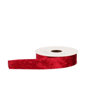 Ribbon Velvet Ice Red 5mx25mm Nm