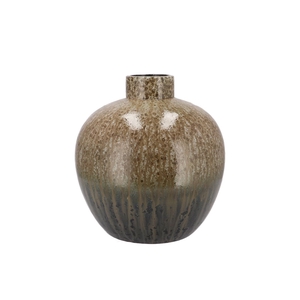 Jade Forest Green Vase Neck 28x29cm