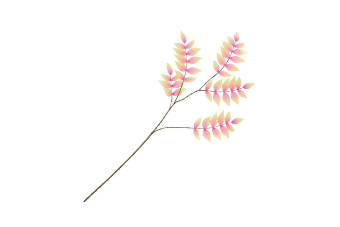 Silk Salix Leaf Small Orange 90cm Nm