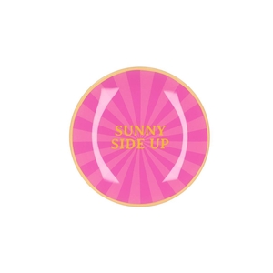 Plate Round Sunny Side Up 18x18x2cm