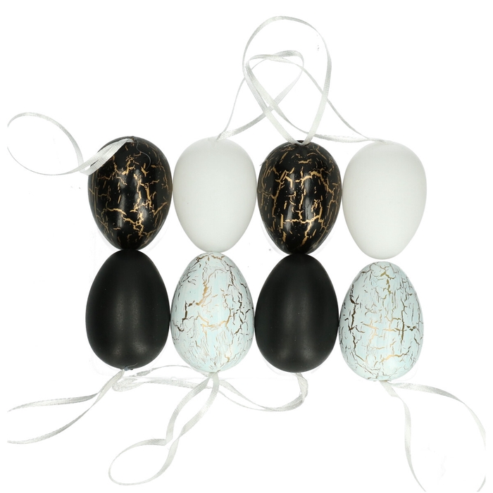 <h4>Easter Deco hanging egg 6cm x16</h4>