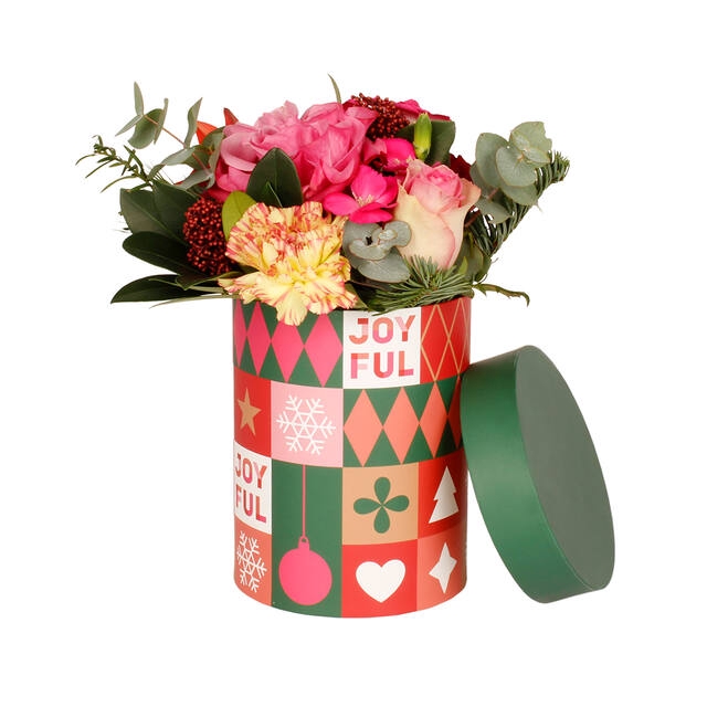 <h4>Hat box Joyfull carton 13xH17cm</h4>