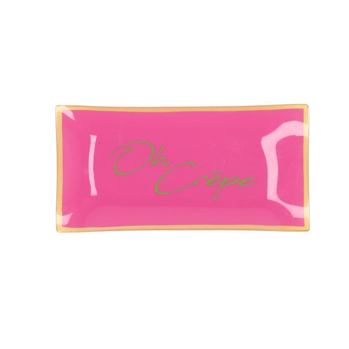 <h4>Plate Rectangle Oh Crepe 20x10x2cm</h4>