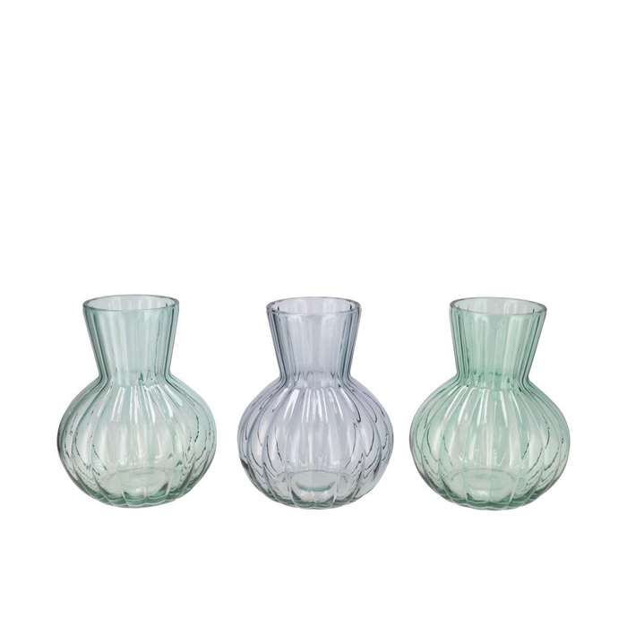 <h4>Feline Green Mix Vase Ass 17x22cm Nm</h4>