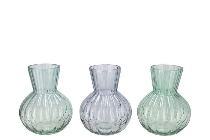 Feline Green Mix Vase Ass 17x22cm Nm