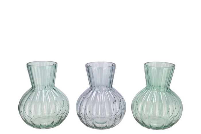 <h4>Feline Green Mix Vase Ass 17x22cm</h4>