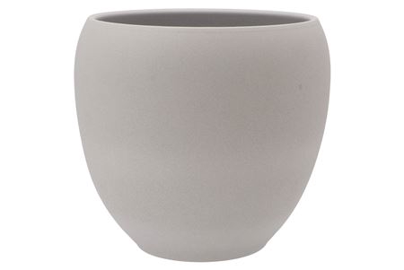 <h4>Vinci Matt Grey Flower Pot 31x28cm</h4>