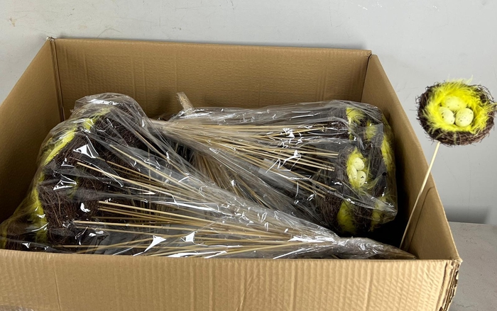 <h4>Stick Nest Salim + Eggs Yellow</h4>