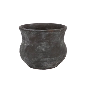 Gamla Grey Pot Flared 28x28x23cm