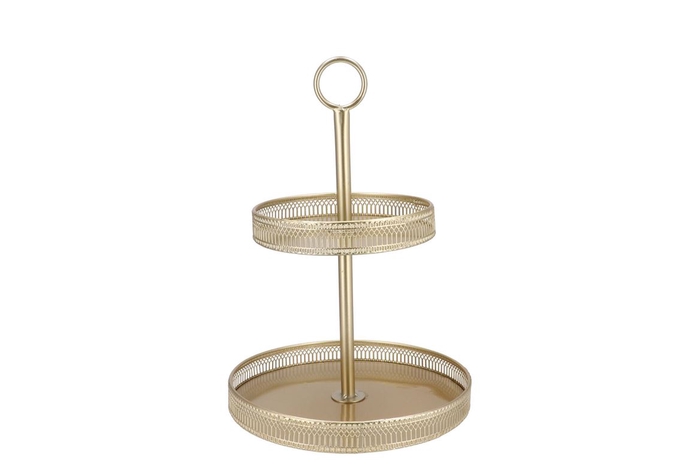 <h4>Storage Shelf Esi Metal Majestic Gold 28x43cm</h4>