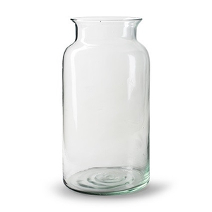 Glass eco bottle d19 35cm