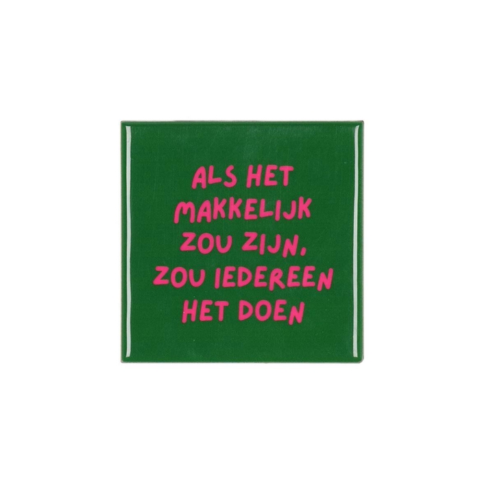 <h4>Tile Als Het Green 10x10x1cm</h4>