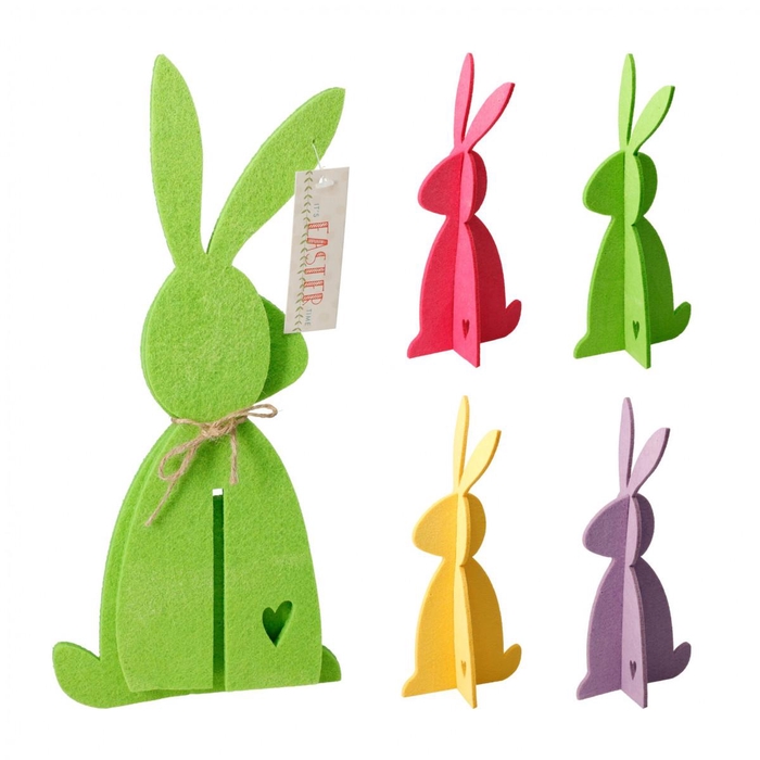 <h4>Easter Deco rabbit felt d10*30cm</h4>