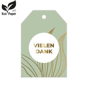 Labels Displ.Card D Vielen 5*8cm x20