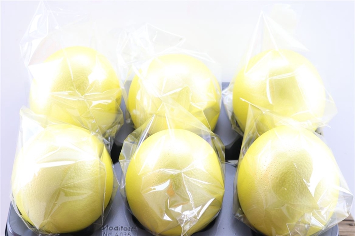 <h4>Deco Egg Ostrich Pearl Yellow</h4>