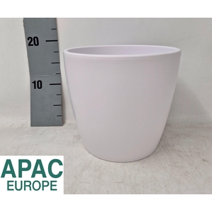 POT CÉRAMIQUE BLANC
