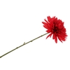 Silk Dahlia Pointy Fiery Red 65cm