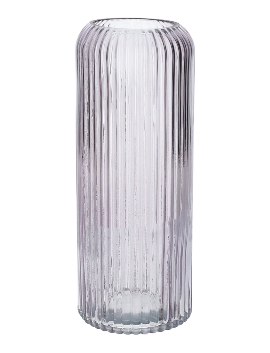 DF02-664553800 - Vase Nora d7.2/10xh25 soft lilac transparent