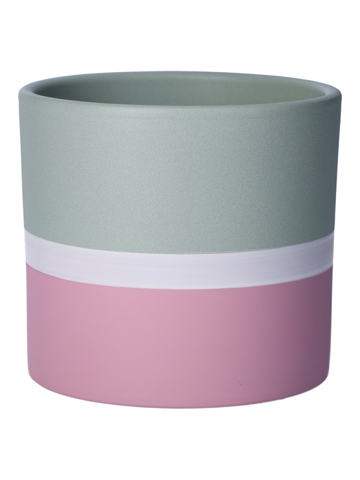 <h4>DF03-884851747 - Pot Atlas d13.7xh13 green/pink</h4>