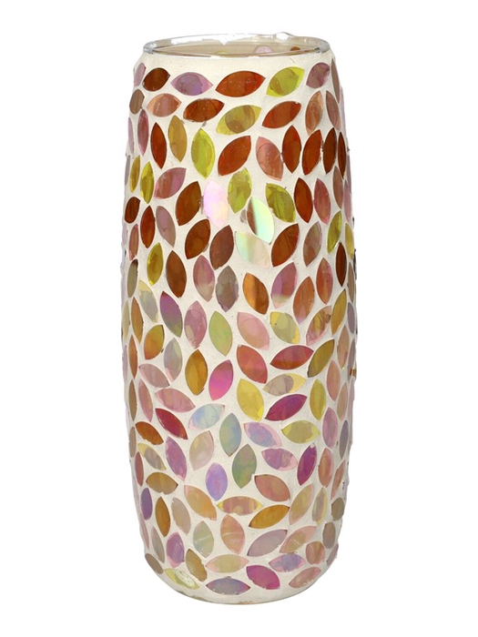 <h4>Vase Solira d7.8/10.2xh24 multi/whi</h4>