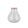 Glass Terrarium Bottle With Cork 22x22x24cm