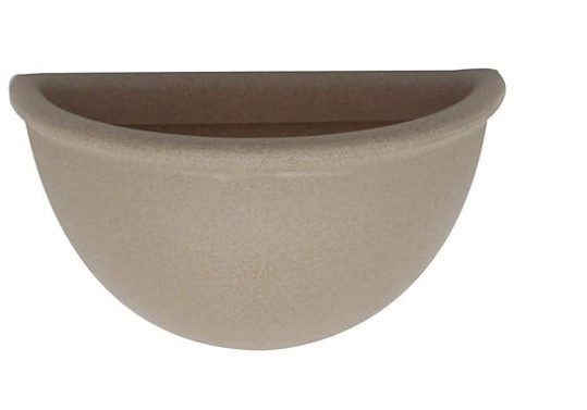 <h4>VASO PAREDE LISO 34 X 20 CM GRANITO AREIA</h4>
