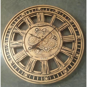 Clock Gear Open Ø90cm Copper 0