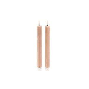 Candle Stripe LED Timer 2Pcs H24.5D2.2