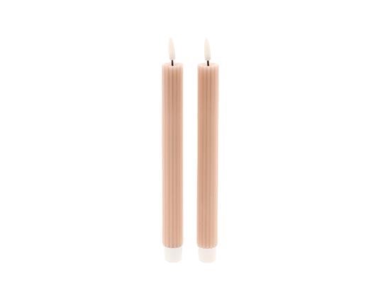 Candle Stripe LED Timer 2Pcs H24.5D2.2