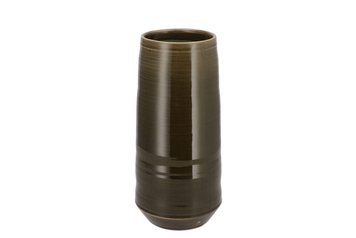 <h4>Micco Green Vase 14x14x28cm</h4>