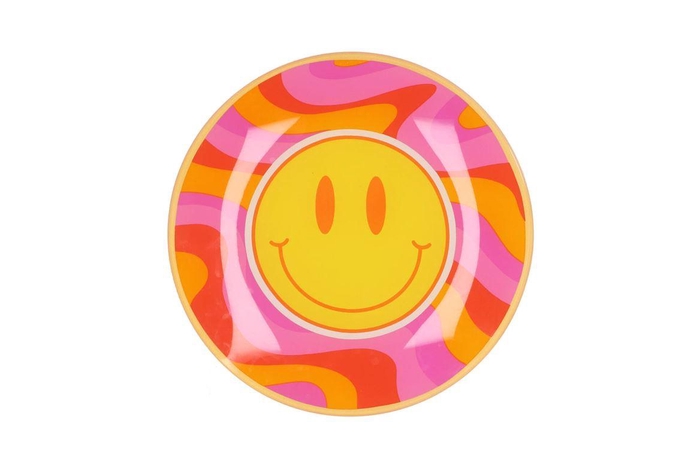 Plate Round Smile 18x18x2cm Nm