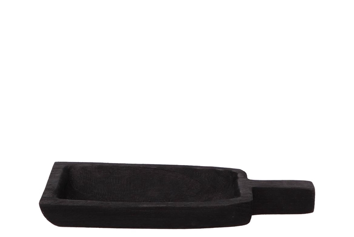 <h4>Wood Black Tray Stem 32x15x4cm Nm</h4>