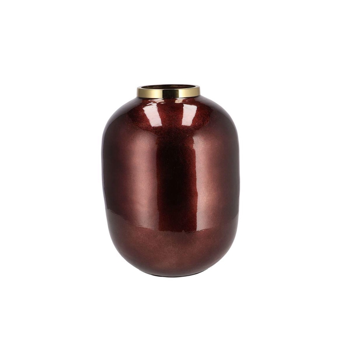 <h4>Julie Scottish Bronze Vase Flower Iron 28x28x36cm</h4>