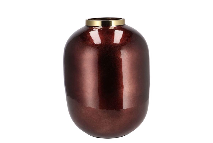 Julie Scottish Bronze Vase Flower Iron 28x28x36cm