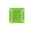 Plate Square Way To My Heart 18x18x2cm Nm