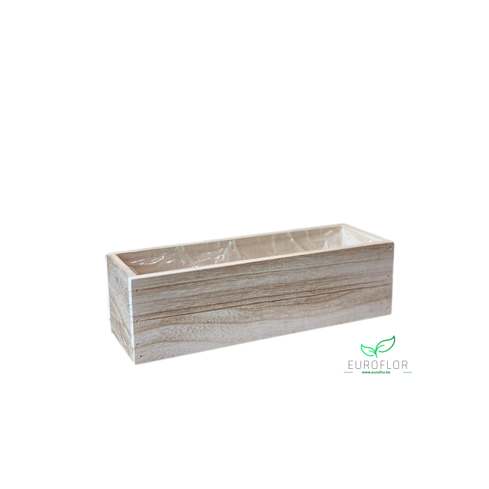 <h4>WOOD PLANTER RECTANGLE 24X8XH7</h4>