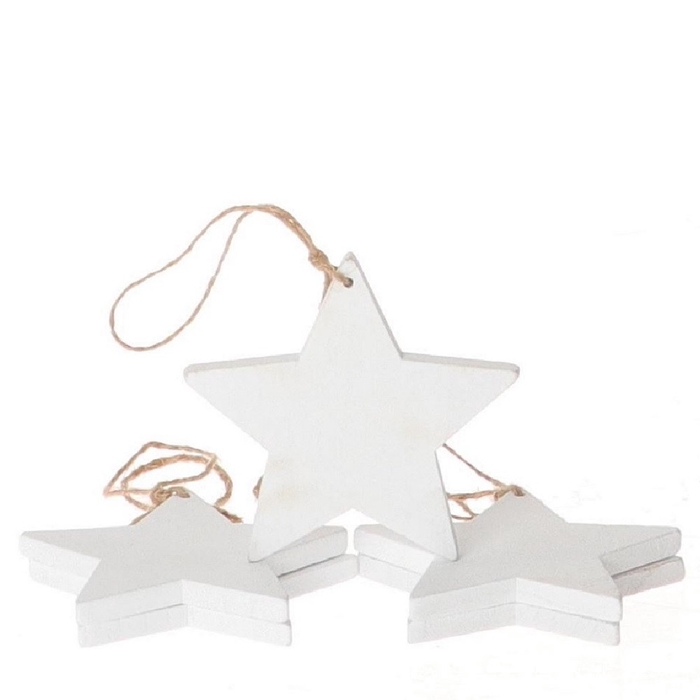 <h4>Christmas Deco hanging star 25cm x5</h4>