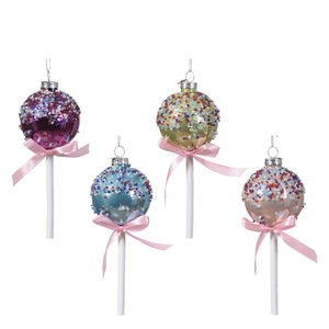 Kerstbal Hanger lolly d60mm