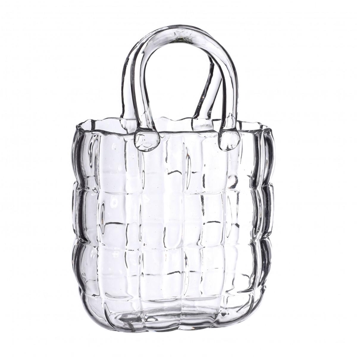 Glas Handbag vaas Marais 19*11*28cm