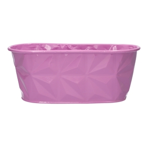 DF04-666775500 - Planter Zinna oval 27x13.7x11 lavender