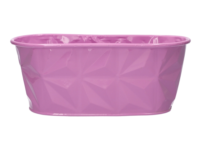 <h4>DF04-666775500 - Planter Zinna oval 27x13.7x11 lavender</h4>