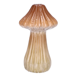 DF00-665480700 - Vase Amanita1 lines d1.7/9xh15.5 brown