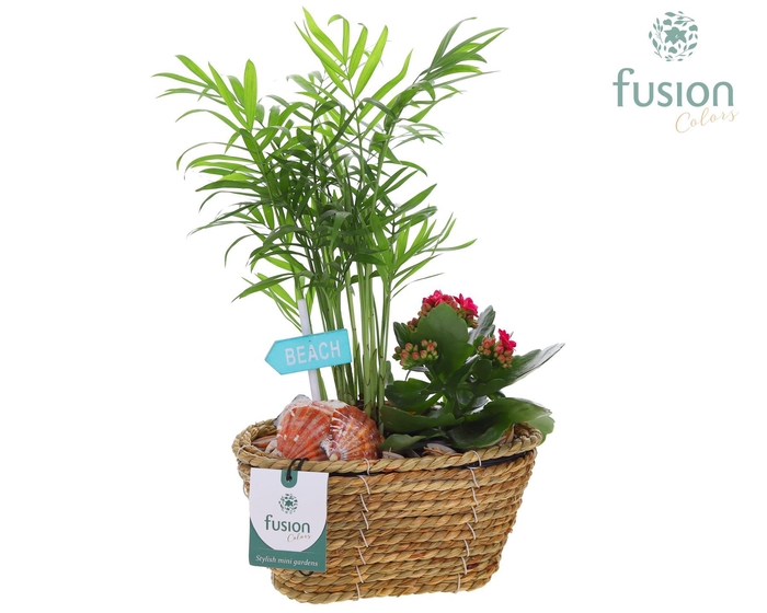 <h4>Mand zeegras ovaal Maritiem met Arrangement</h4>