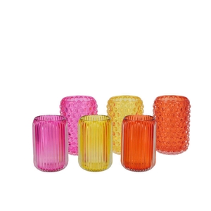 Roman Orange T-light Bubble Ass 9x13cm