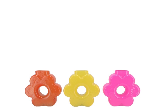 <h4>Livia Dutch Orange Mix Vase Ass 16x6x16cm</h4>