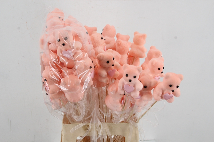 <h4>Stick Bear + Heart Pink</h4>