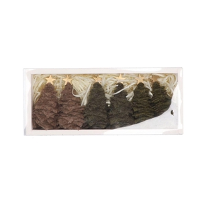 Joyful Green X-mas Tree Felt 32x14x7cm P/1