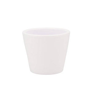 Vinci Matt White Container Pot 12x10cm Nm