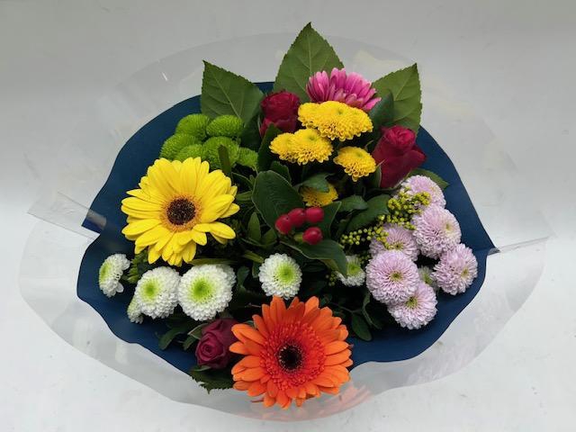 <h4>Boeket Biedermeier bont</h4>