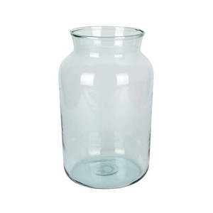 Vaas Clermont 23xH40cm recycled glas